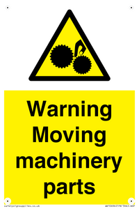 WV10694: Warning Moving machinery parts