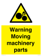 WV10694: Warning Moving machinery parts