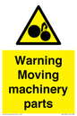 WV10694: Warning Moving machinery parts
