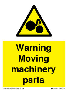 WV10694: Warning Moving machinery parts