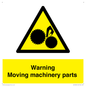 WV10694: Warning Moving machinery parts