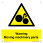 WV10694: Warning Moving machinery parts