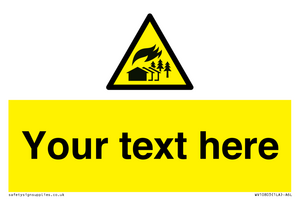 WV10803: Custom Warning: Large scale fire zone