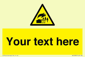 WV10803: Custom Warning: Large scale fire zone