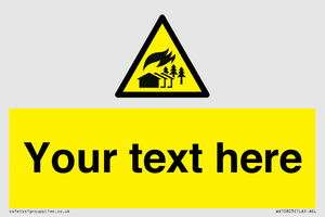 WV10803: Custom Warning: Large scale fire zone