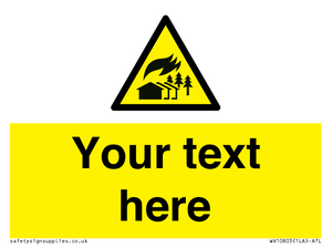 WV10803: Custom Warning: Large scale fire zone