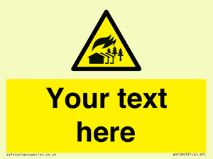 WV10803: Custom Warning: Large scale fire zone