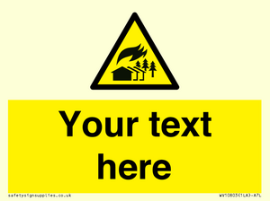 WV10803: Custom Warning: Large scale fire zone