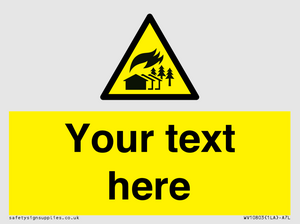 WV10803: Custom Warning: Large scale fire zone