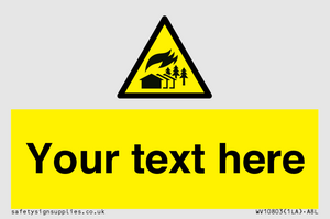 WV10803: Custom Warning: Large scale fire zone