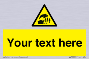 WV10803: Custom Warning: Large scale fire zone