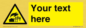 WV10803: Custom Warning: Large scale fire zone