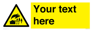 WV10803: Custom Warning: Large scale fire zone