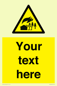 WV10803: Custom Warning: Large scale fire zone