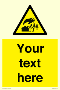WV10803: Custom Warning: Large scale fire zone