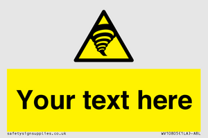 WV10805: Custom Warning: Tornado zone