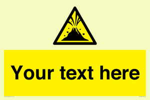 WV10807: Custom Warning: Active volcano zone