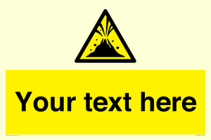 WV10807: Custom Warning: Active volcano zone