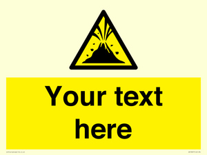 WV10807: Custom Warning: Active volcano zone