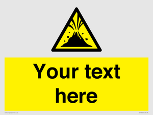 WV10807: Custom Warning: Active volcano zone