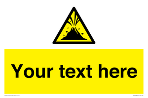 WV10807: Custom Warning: Active volcano zone