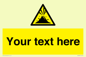 WV10807: Custom Warning: Active volcano zone