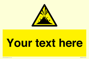 WV10807: Custom Warning: Active volcano zone