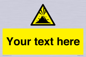 WV10807: Custom Warning: Active volcano zone