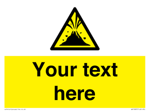 WV10807: Custom Warning: Active volcano zone