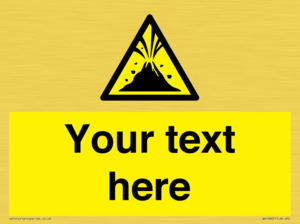 WV10807: Custom Warning: Active volcano zone