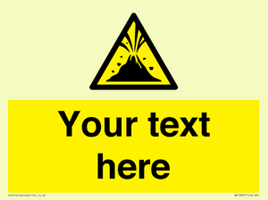WV10807: Custom Warning: Active volcano zone