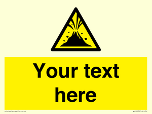 WV10807: Custom Warning: Active volcano zone