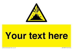 WV10807: Custom Warning: Active volcano zone