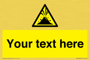 WV10807: Custom Warning: Active volcano zone
