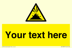 WV10807: Custom Warning: Active volcano zone