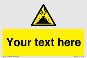 WV10807: Custom Warning: Active volcano zone