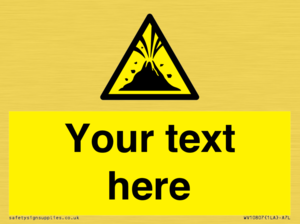 WV10807: Custom Warning: Active volcano zone
