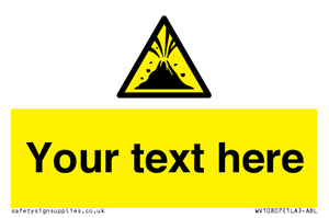 WV10807: Custom Warning: Active volcano zone