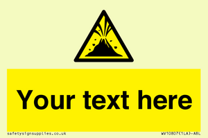 WV10807: Custom Warning: Active volcano zone