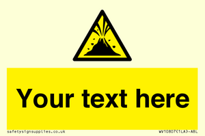 WV10807: Custom Warning: Active volcano zone