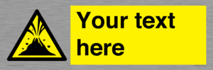WV10807: Custom Warning: Active volcano zone