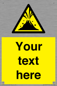WV10807: Custom Warning: Active volcano zone