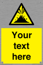 WV10807: Custom Warning: Active volcano zone