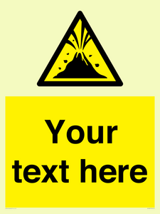 WV10807: Custom Warning: Active volcano zone