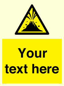 WV10807: Custom Warning: Active volcano zone