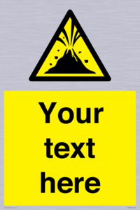 WV10807: Custom Warning: Active volcano zone