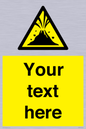WV10807: Custom Warning: Active volcano zone