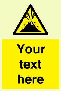 WV10807: Custom Warning: Active volcano zone