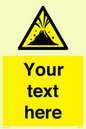 WV10807: Custom Warning: Active volcano zone