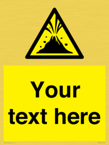 WV10807: Custom Warning: Active volcano zone